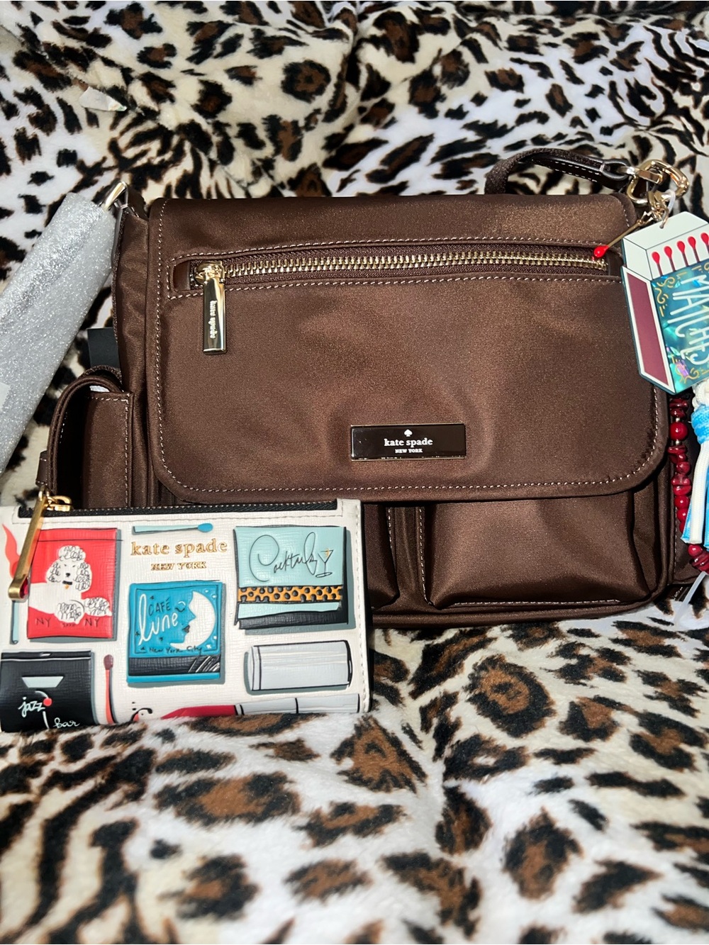 Kate Spade Cargo messenger bag & wallet